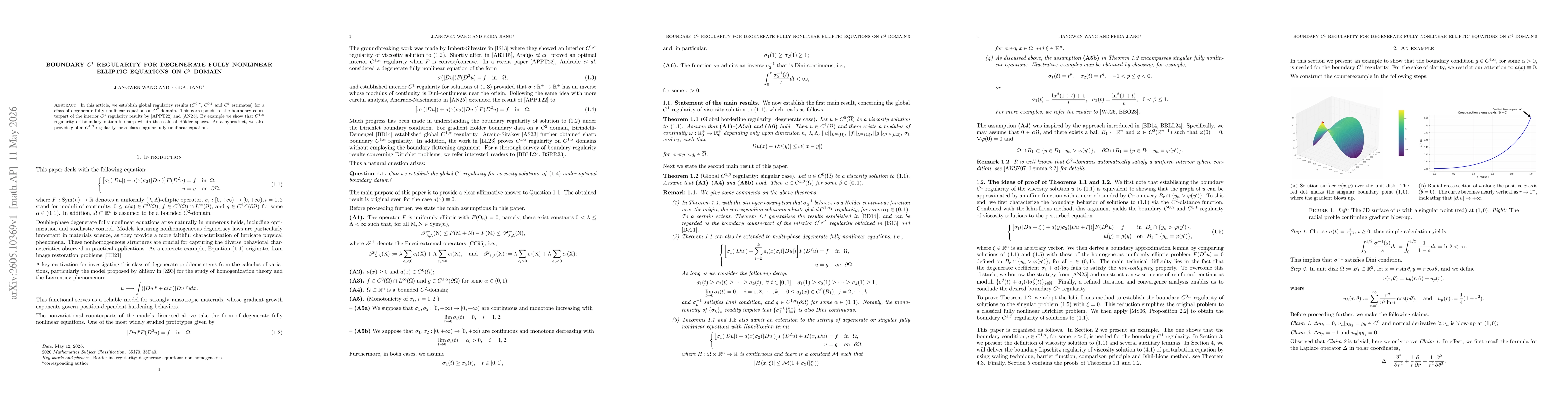 Thumbnail for Boundary $ C^{1}$ regularity for degenerate fully nonlinear elliptic equations on $ C^{2} $ domain