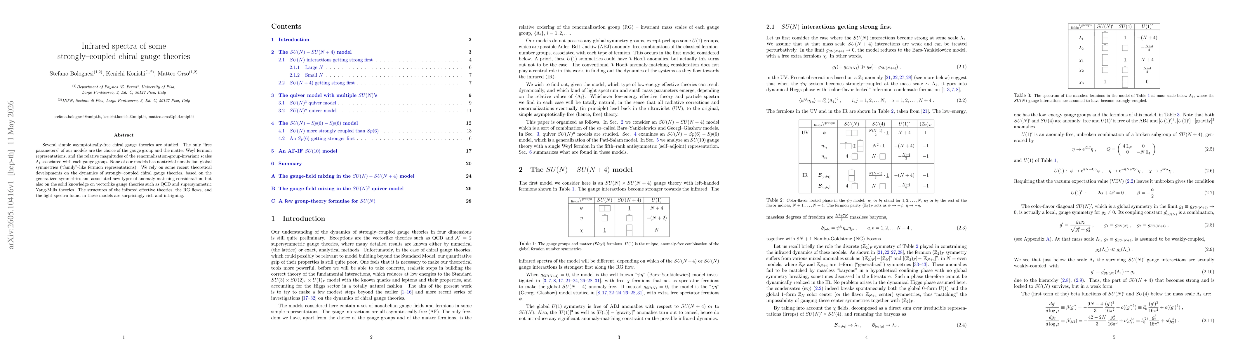 Thumbnail for Infrared spectra of some strongly--coupled chiral gauge theories