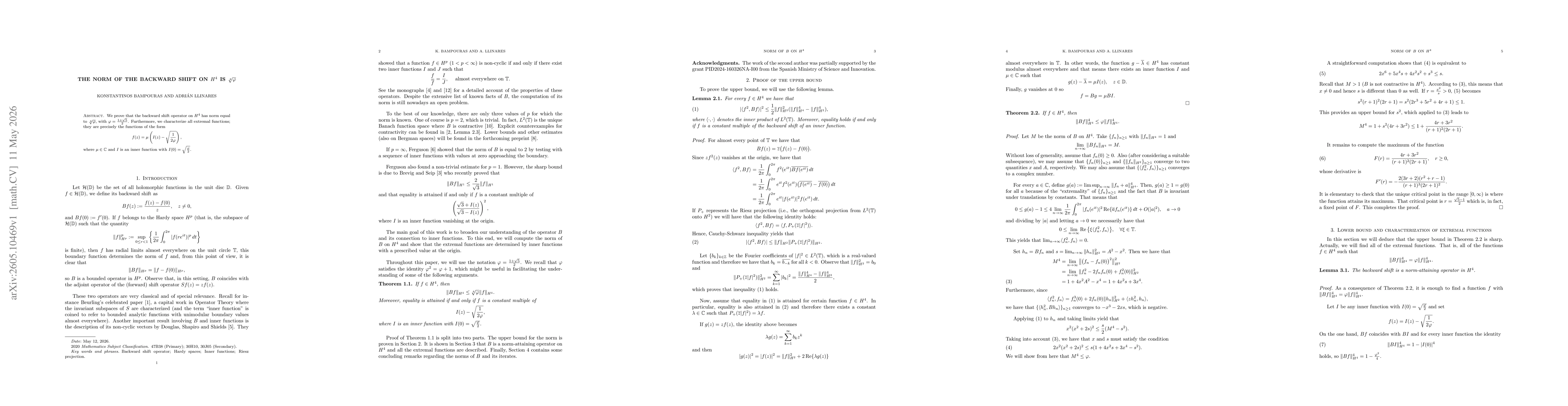 Thumbnail for The norm of the backward shift on $H^4$ is $\sqrt[4]{\varphi}$