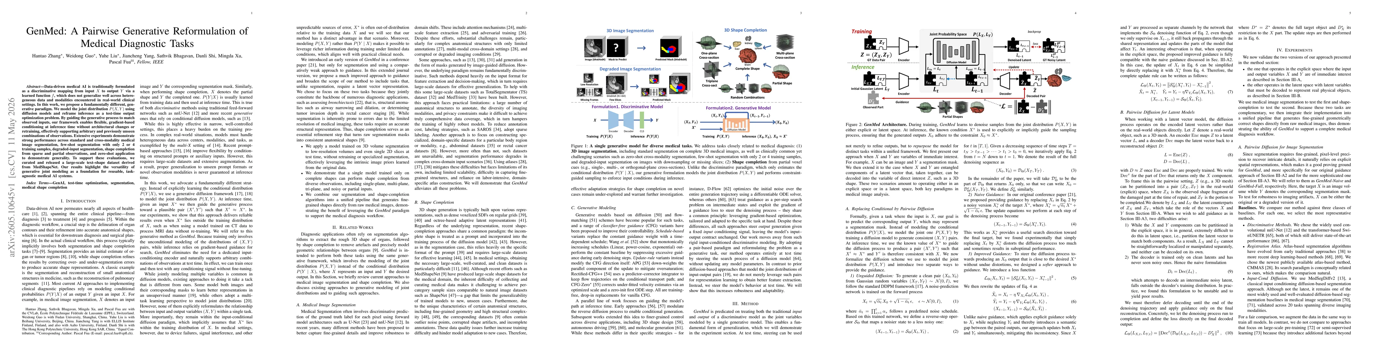 Thumbnail for GenMed: A Pairwise Generative Reformulation of Medical Diagnostic Tasks
