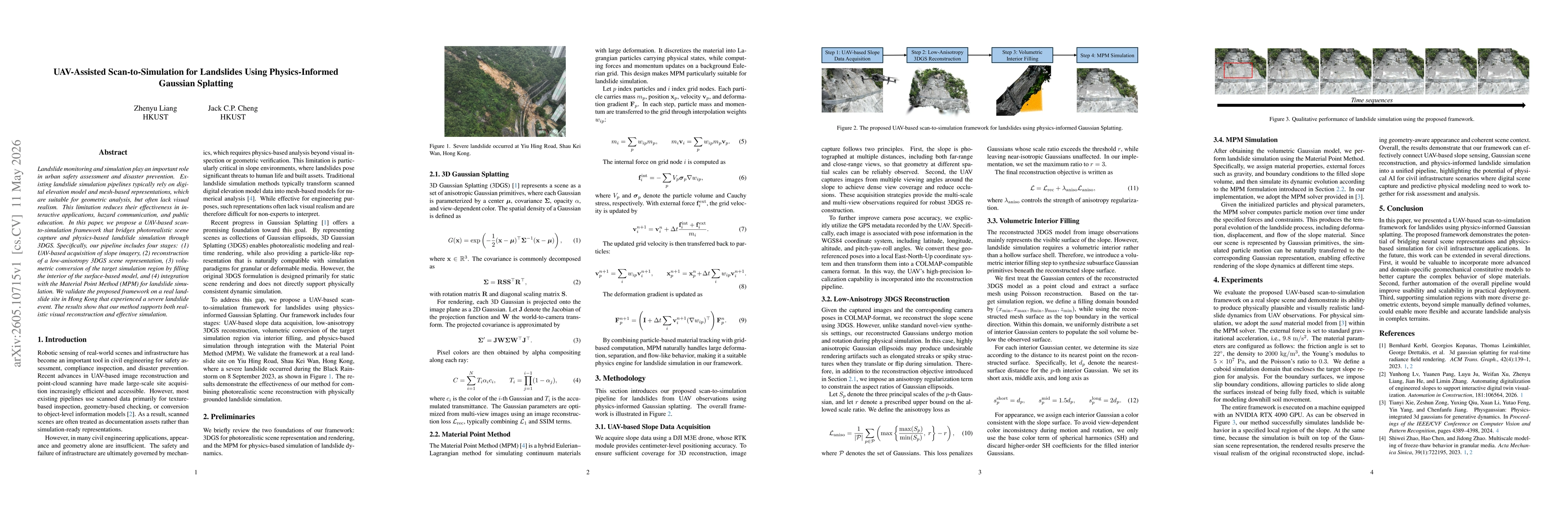 Thumbnail for UAV-Assisted Scan-to-Simulation for Landslides Using Physics-Informed Gaussian Splatting