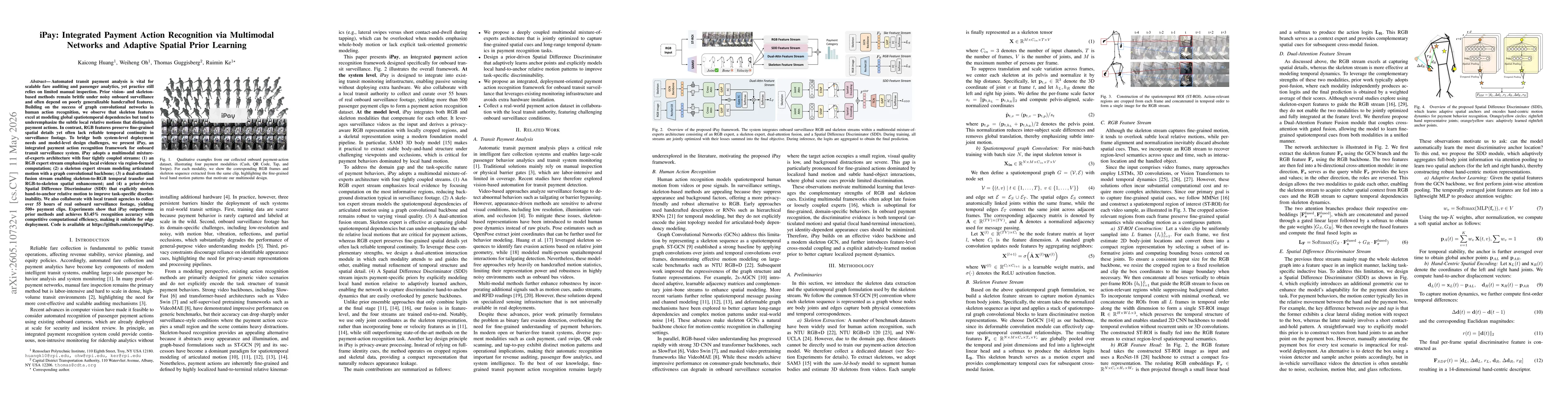 Thumbnail for iPay: Integrated Payment Action Recognition via Multimodal Networks and Adaptive Spatial Prior Learning