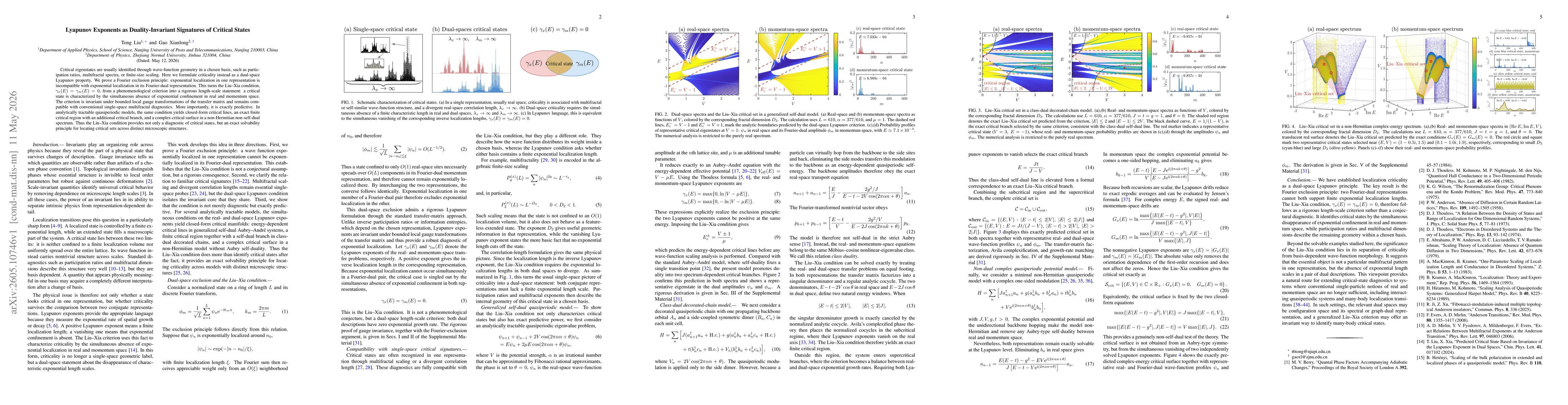 Thumbnail for Lyapunov Exponents as Duality-Invariant Signatures of Critical States