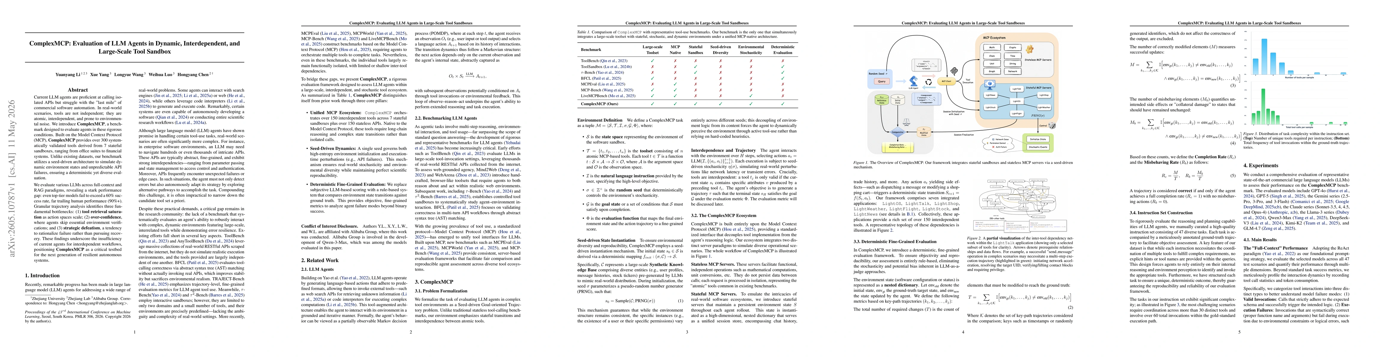 Thumbnail for ComplexMCP: Evaluation of LLM Agents in Dynamic, Interdependent, and Large-Scale Tool Sandbox