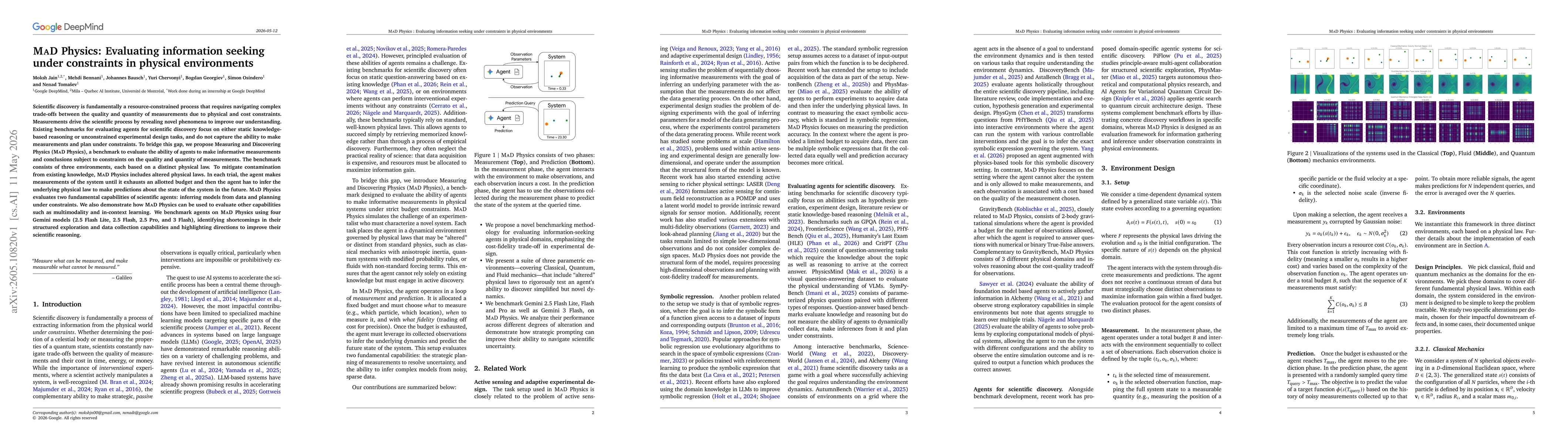 Thumbnail for MaD Physics: Evaluating information seeking under constraints in physical environments