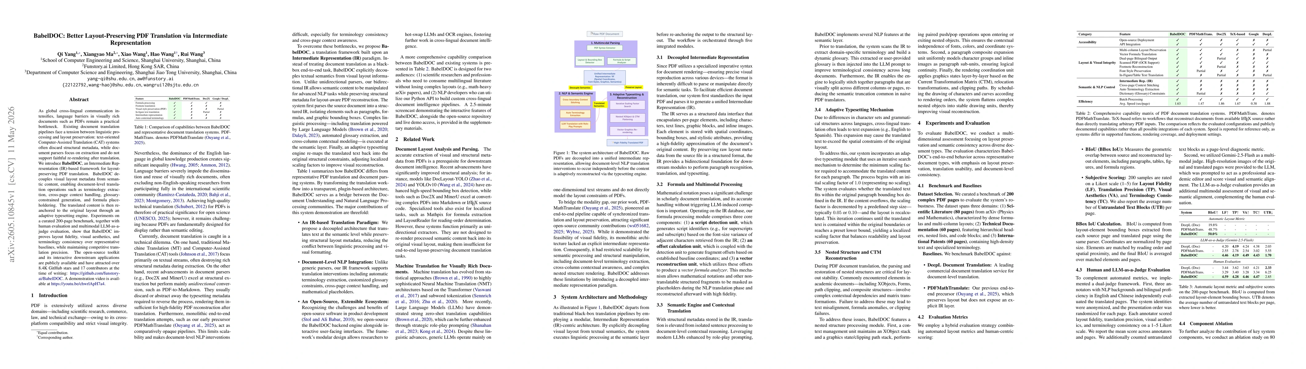 Thumbnail for BabelDOC: Better Layout-Preserving PDF Translation via Intermediate Representation