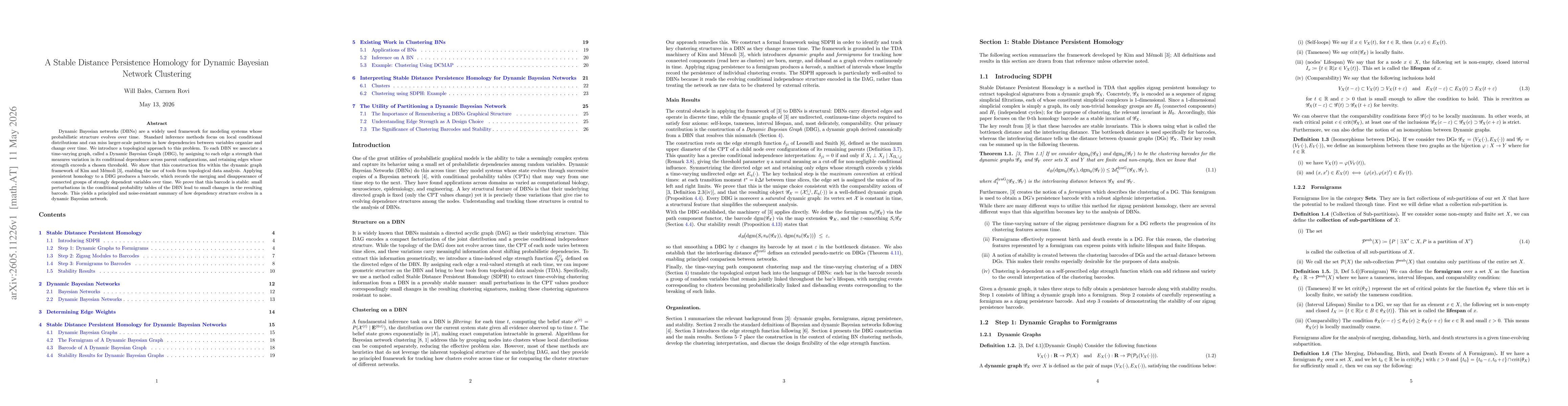 Thumbnail for A Stable Distance Persistence Homology for Dynamic Bayesian Network Clustering