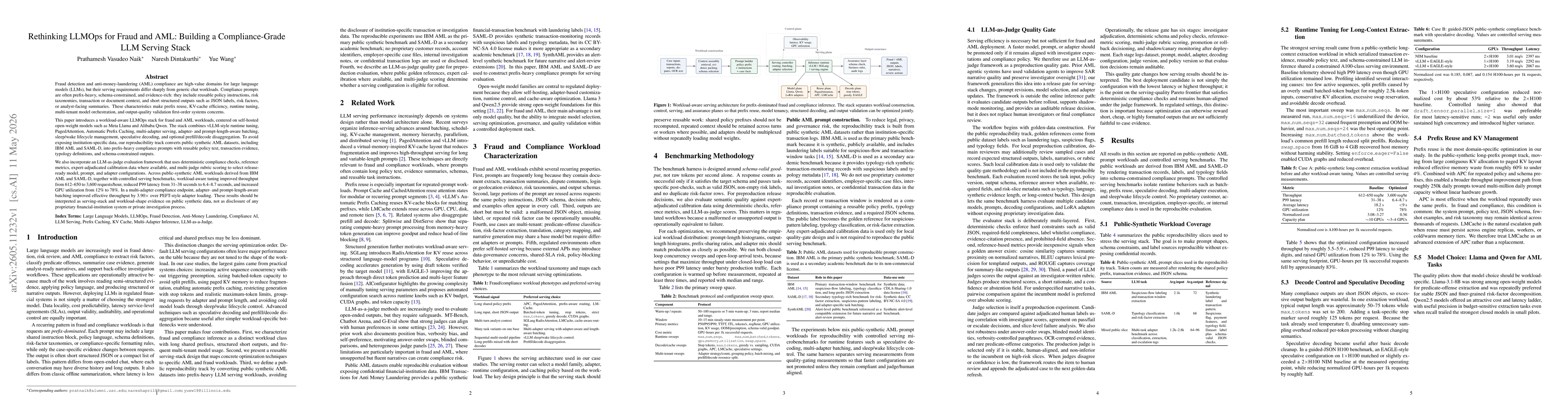 Thumbnail for Rethinking LLMOps for Fraud and AML: Building a Compliance-Grade LLM Serving Stack