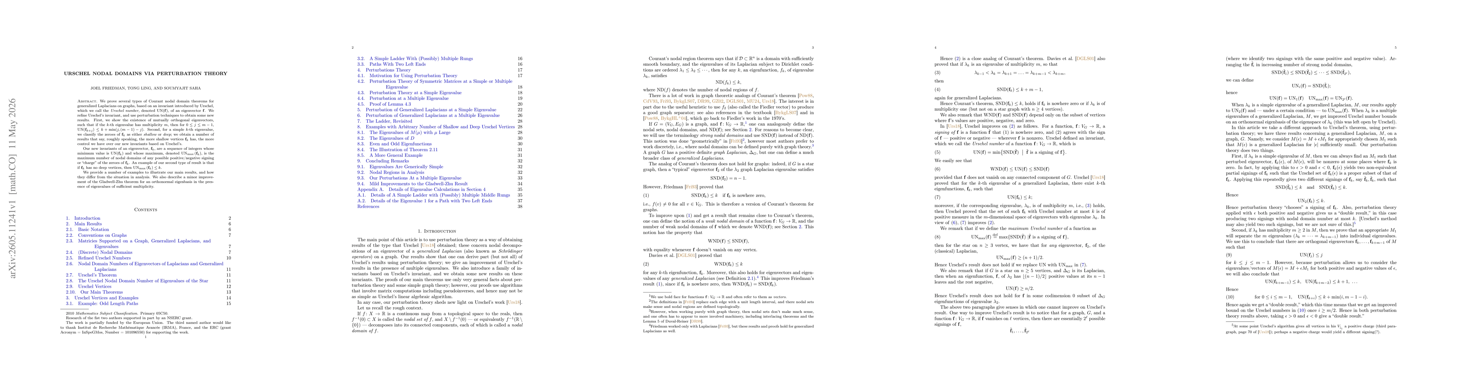 Thumbnail for Urschel Nodal Domains via Perturbation Theory