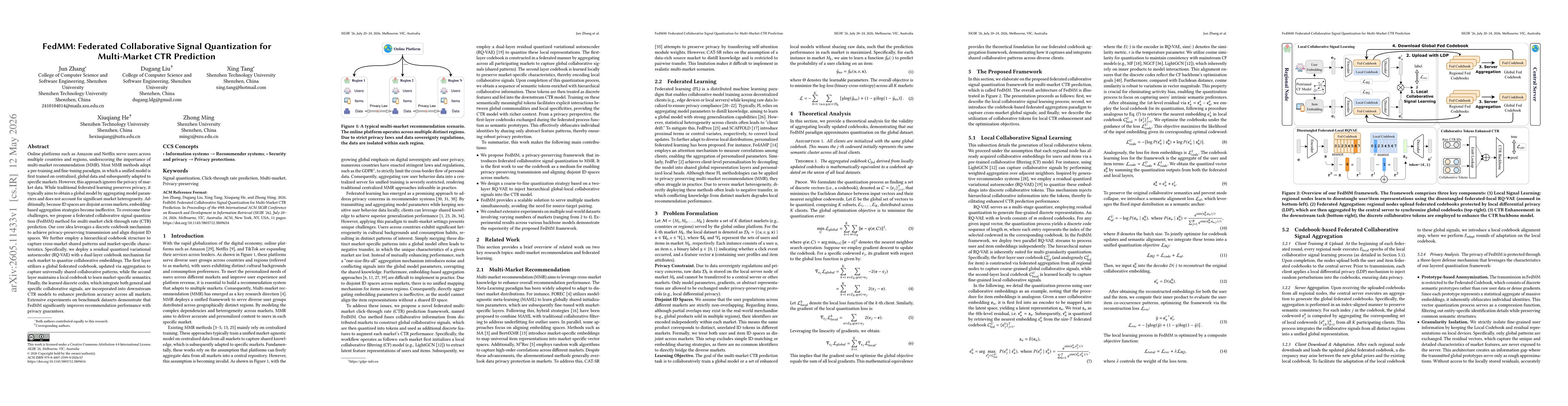 Thumbnail for FedMM: Federated Collaborative Signal Quantization for Multi-Market CTR Prediction