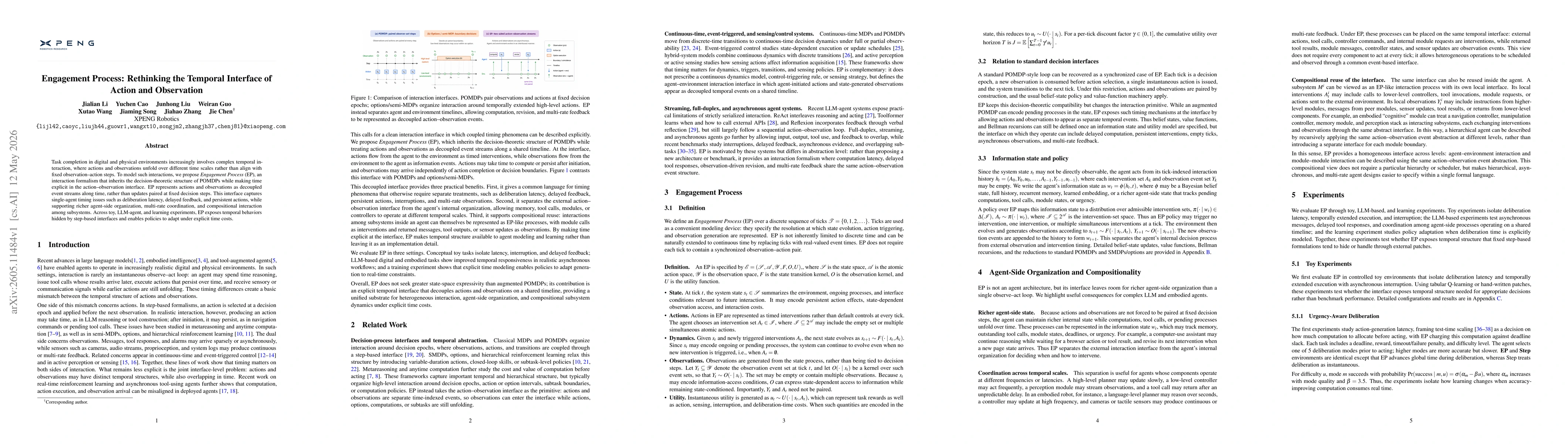 Thumbnail for Engagement Process: Rethinking the Temporal Interface of Action and Observation