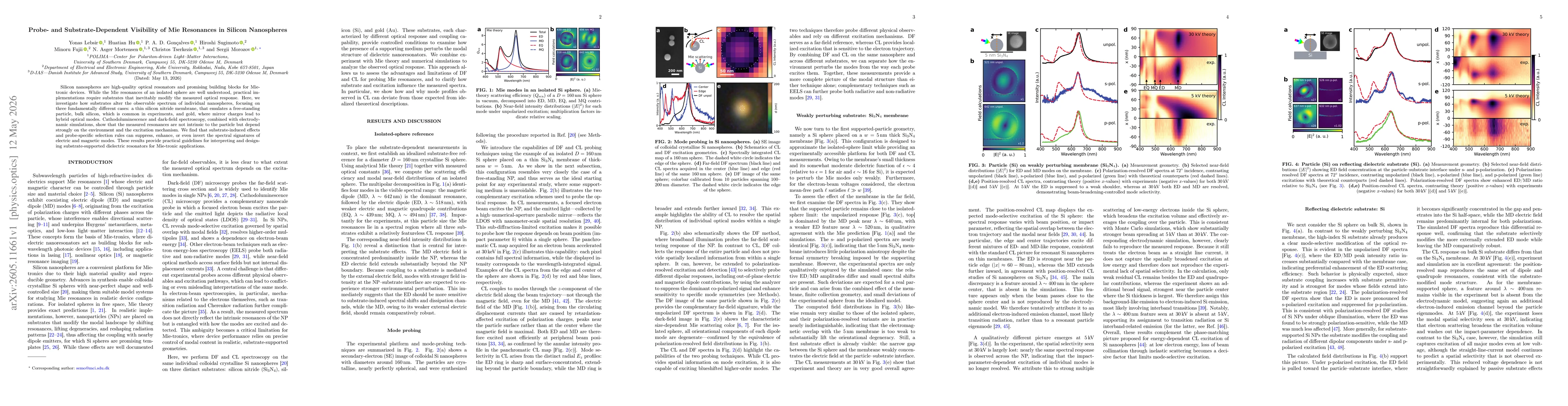 Thumbnail for Probe- and Substrate-Dependent Visibility of Mie Resonances in Silicon Nanospheres