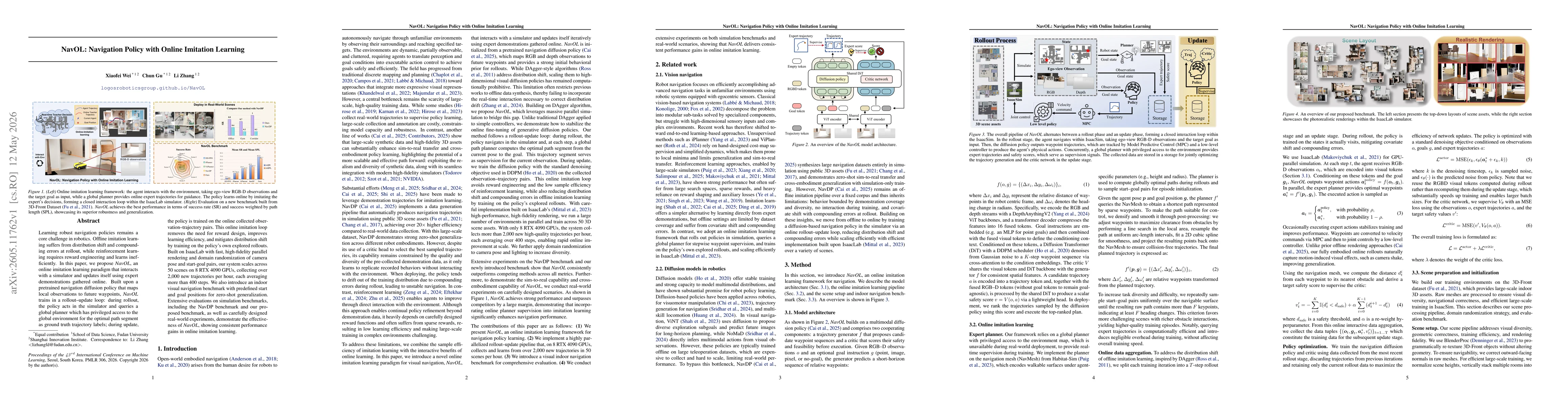 Thumbnail for NavOL: Navigation Policy with Online Imitation Learning