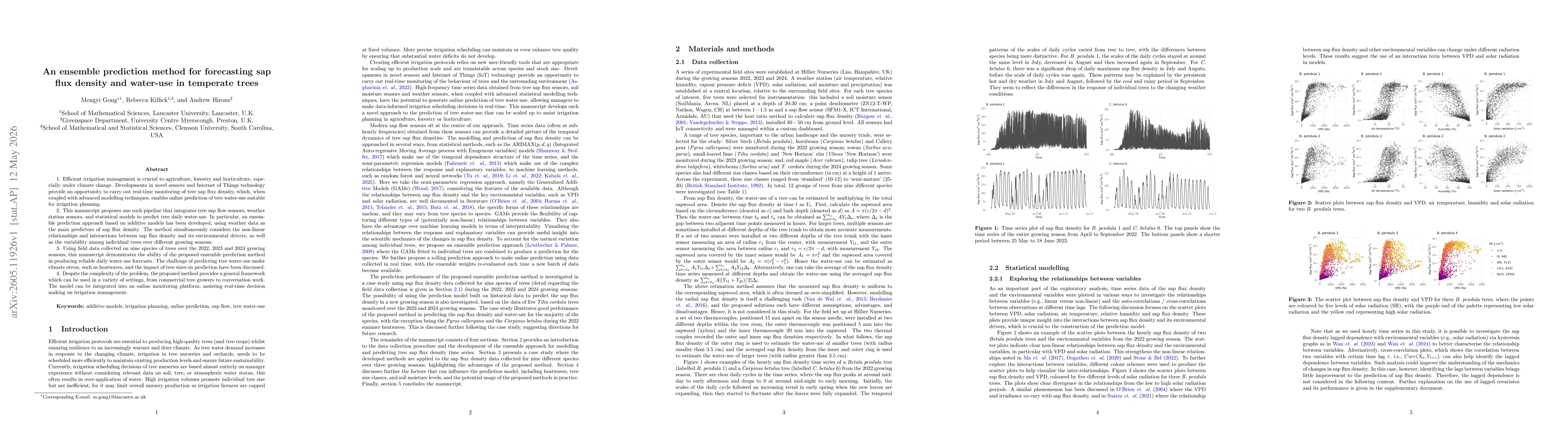 Thumbnail for An ensemble prediction method for forecasting sap flux density and water-use in temperate trees
