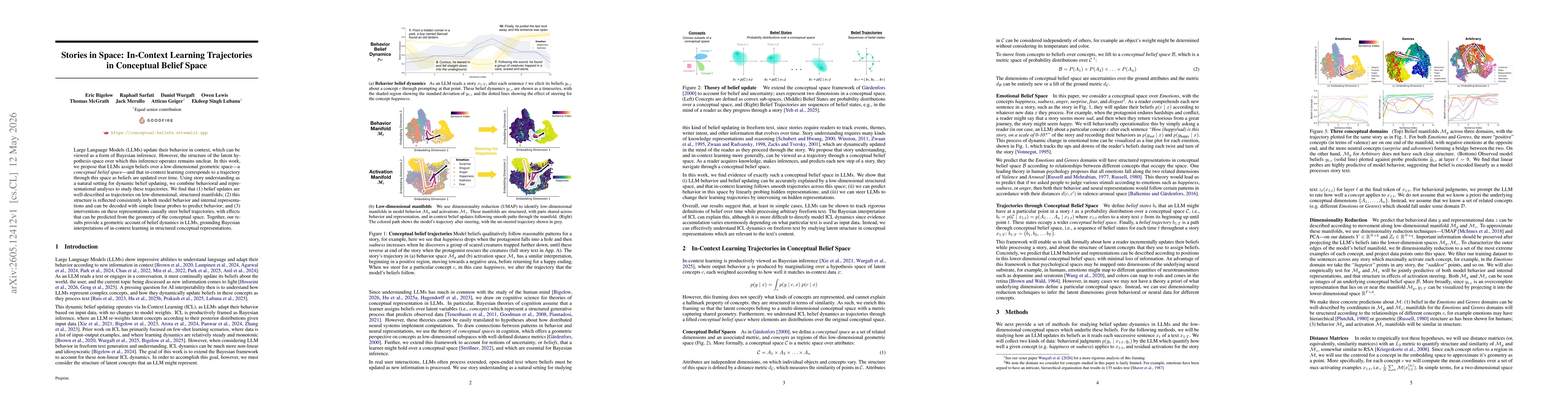 Thumbnail for Stories in Space: In-Context Learning Trajectories in Conceptual Belief Space