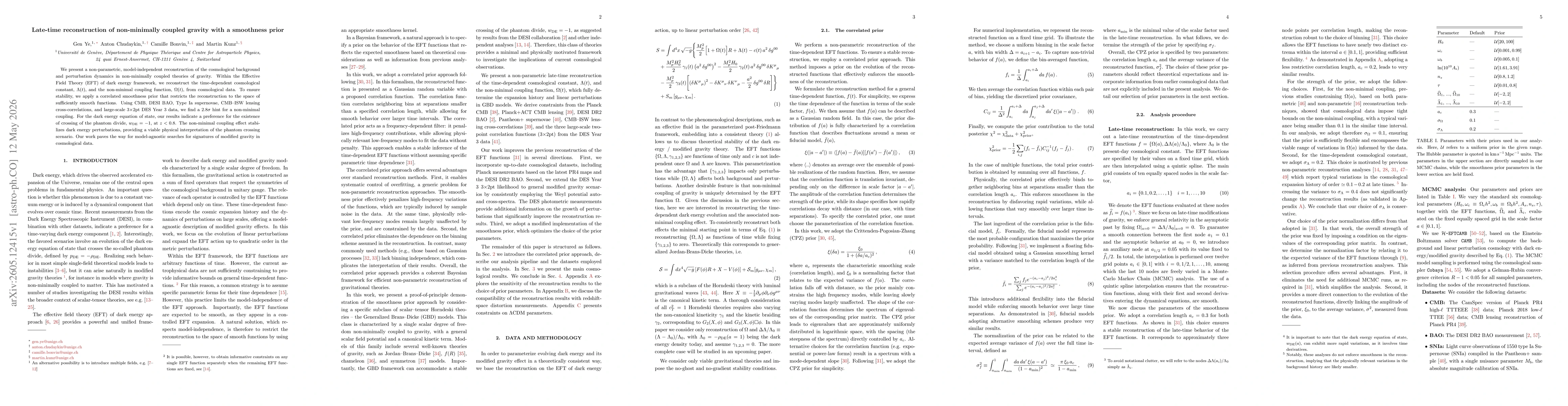 Thumbnail for Late-time reconstruction of non-minimally coupled gravity with a smoothness prior