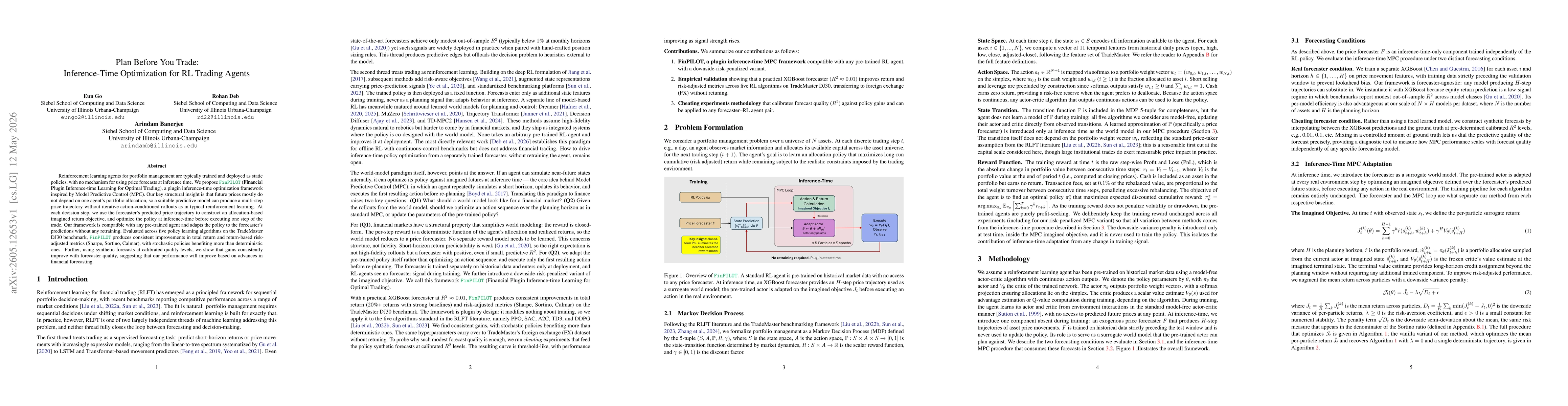Thumbnail for Plan Before You Trade: Inference-Time Optimization for RL Trading Agents