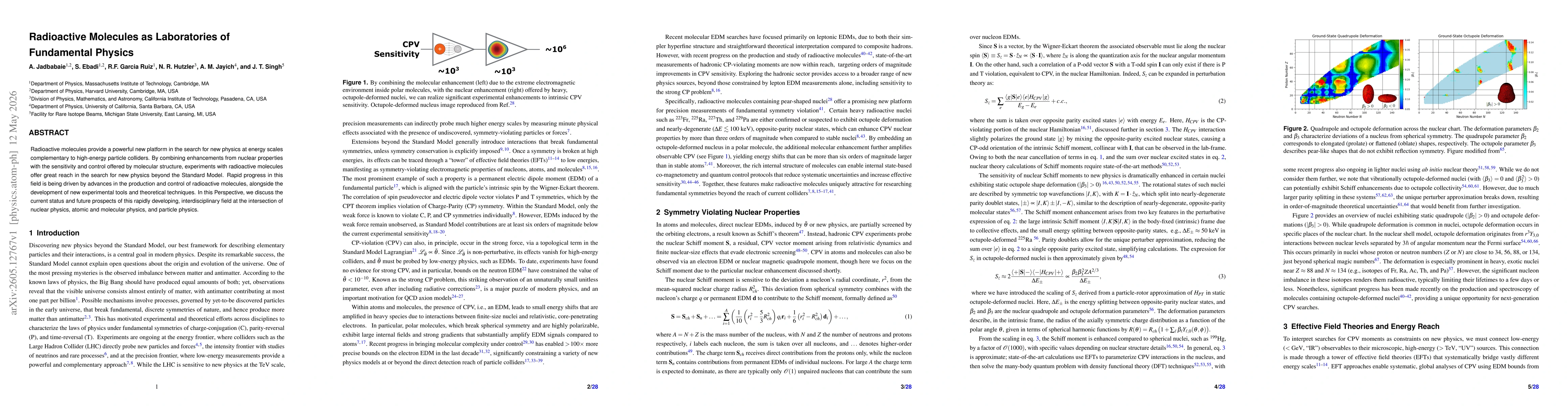 Thumbnail for Radioactive Molecules as Laboratories of Fundamental Physics