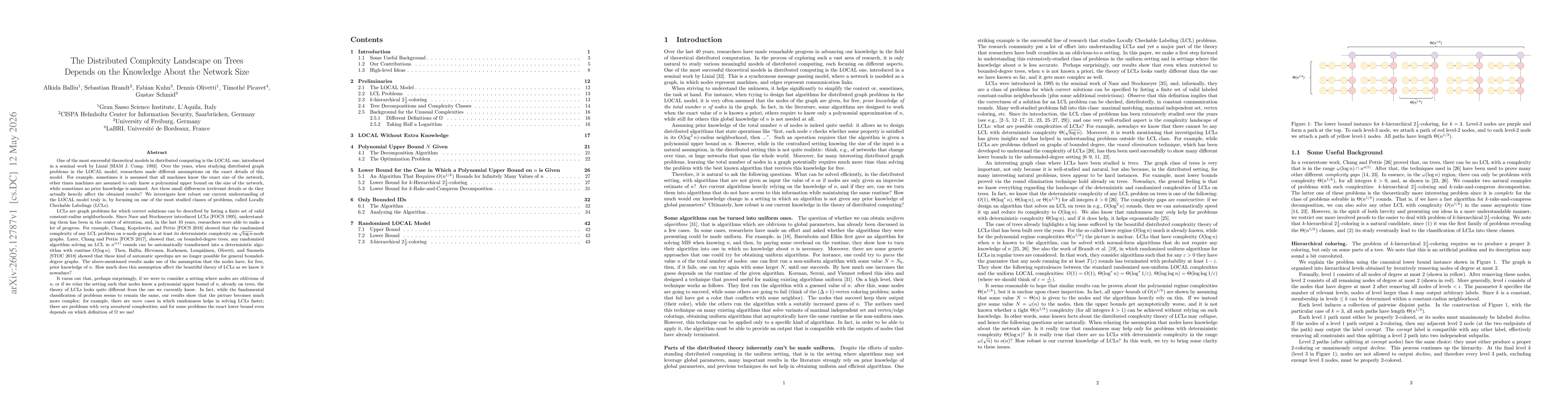 Thumbnail for The Distributed Complexity Landscape on Trees Depends on the Knowledge About the Network Size