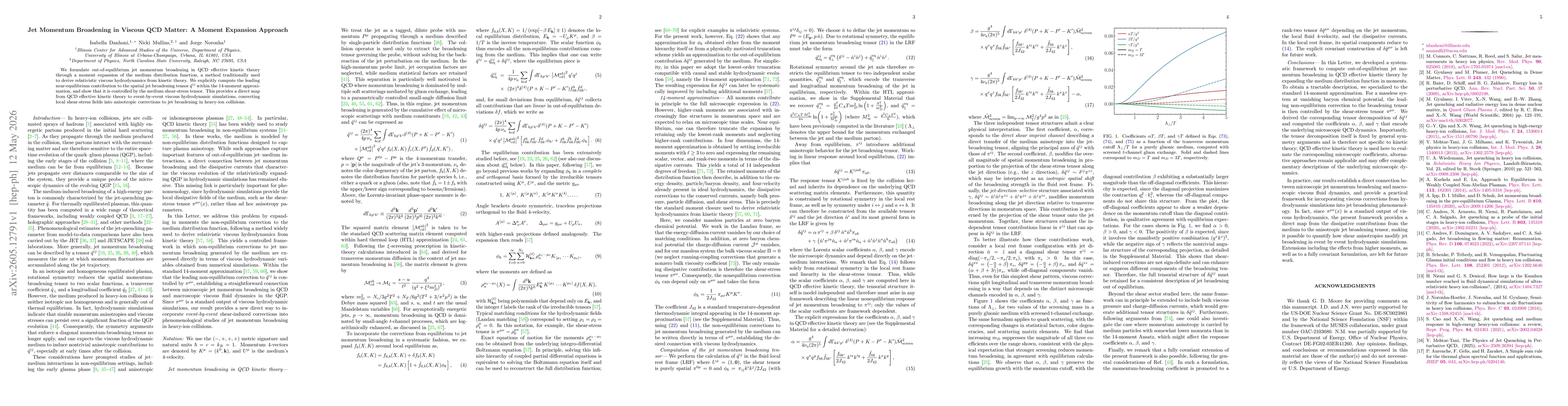 Thumbnail for Jet Momentum Broadening in Viscous QCD Matter: A Moment Expansion Approach