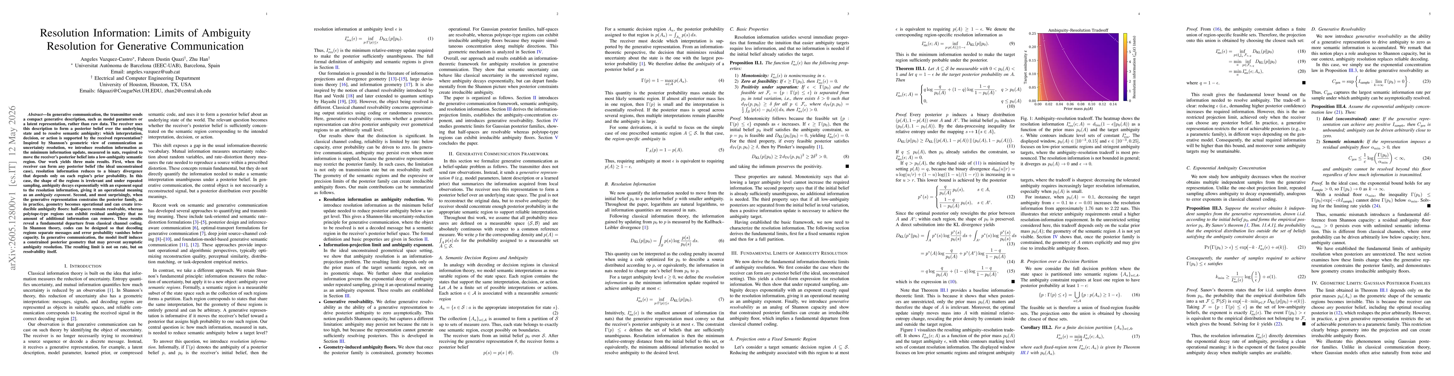 Thumbnail for Resolution Information: Limits of Ambiguity Resolution for Generative Communication