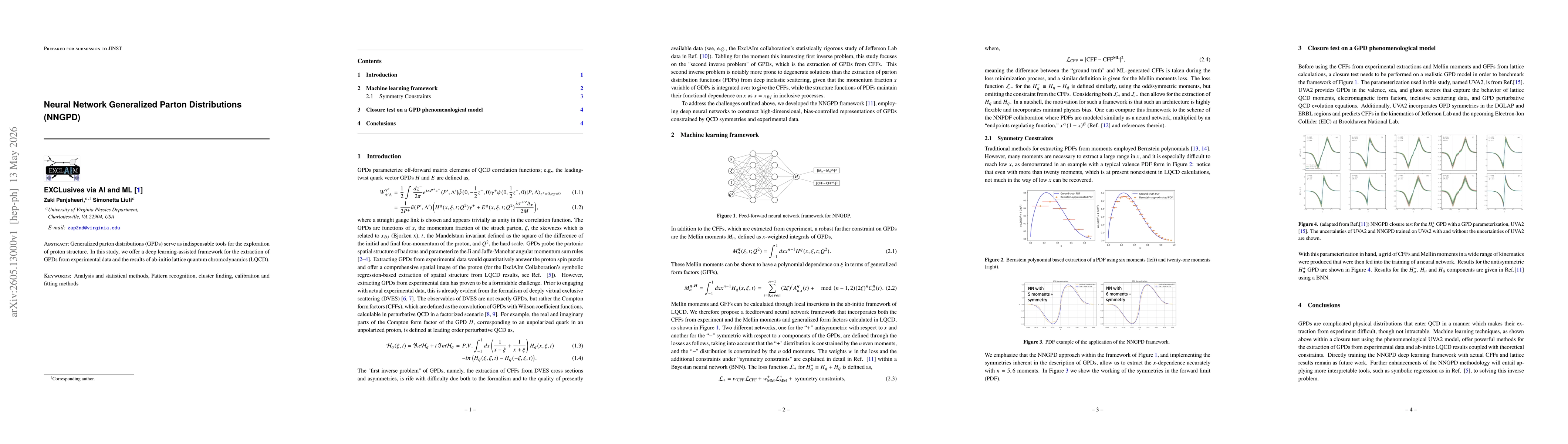 Thumbnail for Neural Network Generalized Parton Distributions (NNGPD)