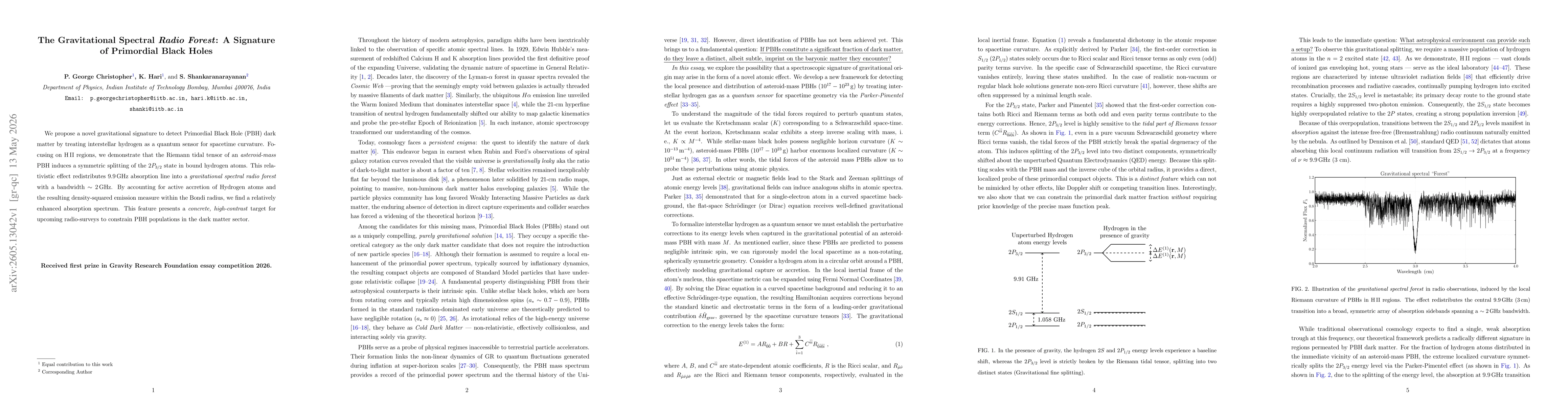 Thumbnail for The Gravitational Spectral Radio Forest: A Signature of Primordial Black Holes