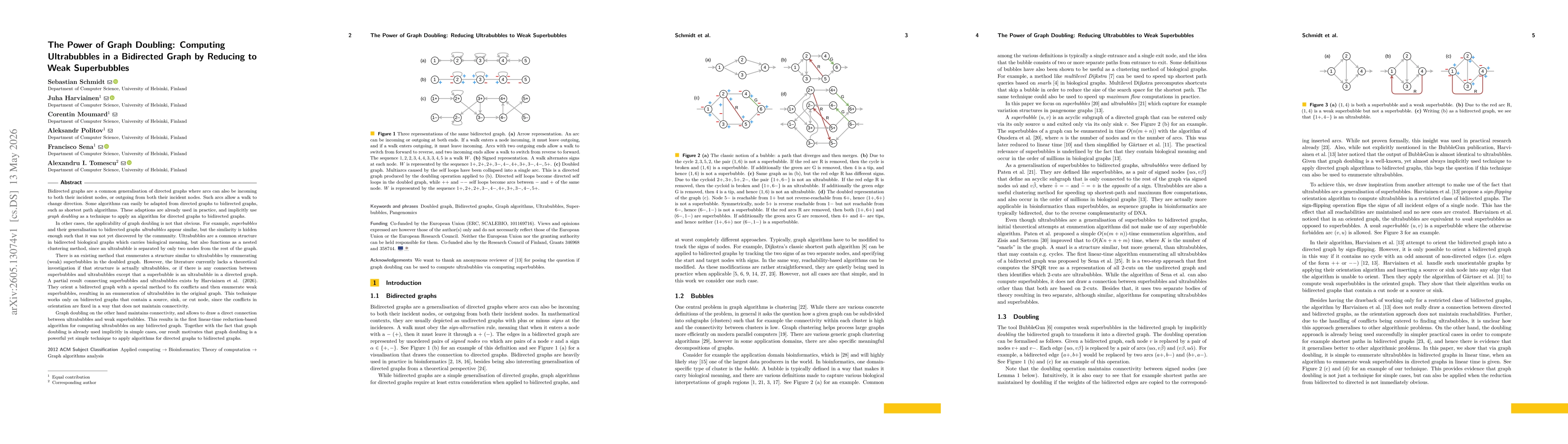 Thumbnail for The Power of Graph Doubling: Computing Ultrabubbles in a Bidirected Graph by Reducing to Weak Superbubbles