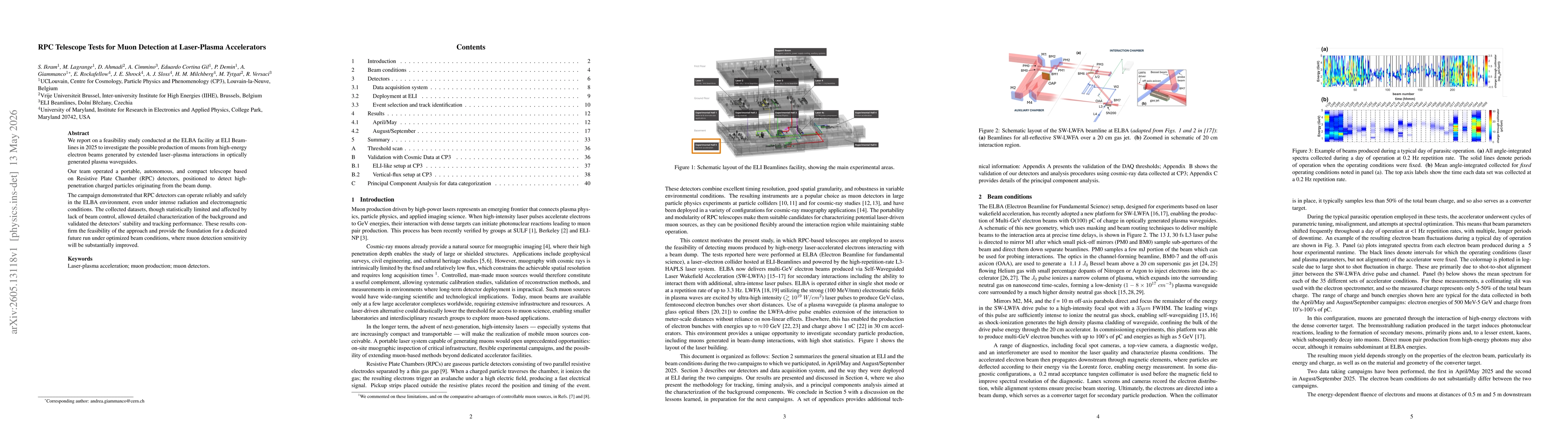 Thumbnail for RPC Telescope Tests for Muon Detection at Laser-Plasma Accelerators