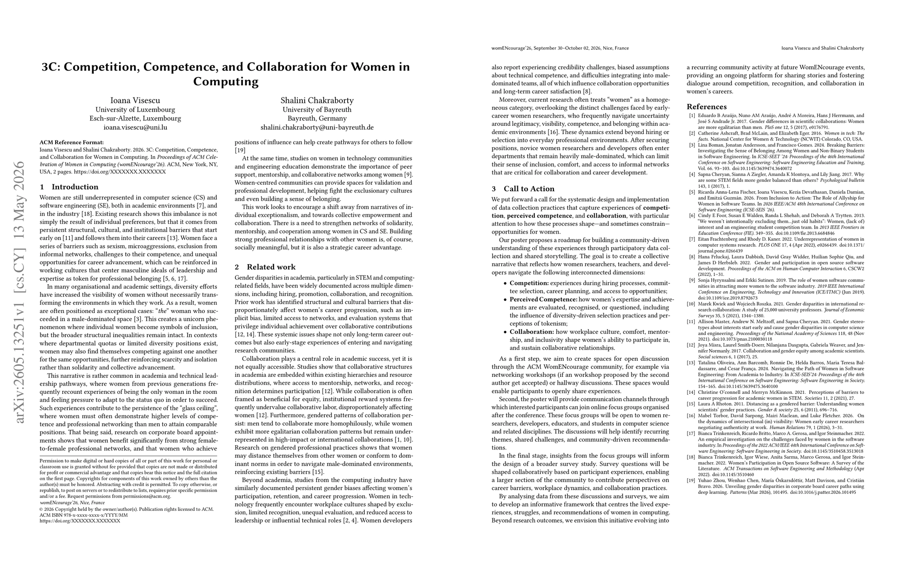 Thumbnail for 3C: Competition, Competence, and Collaboration for Women in Computing