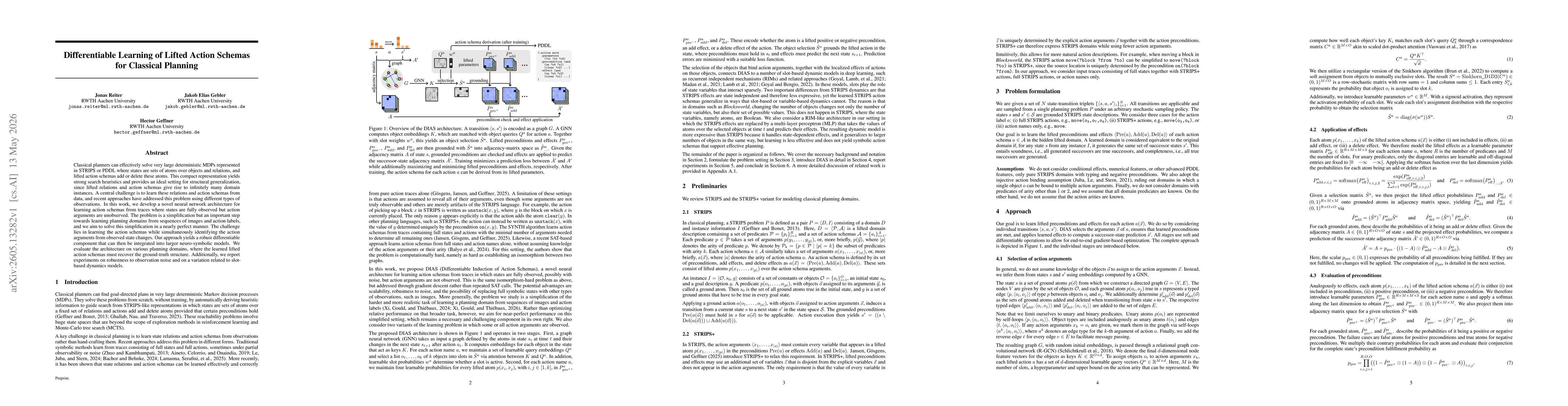 Thumbnail for Differentiable Learning of Lifted Action Schemas for Classical Planning