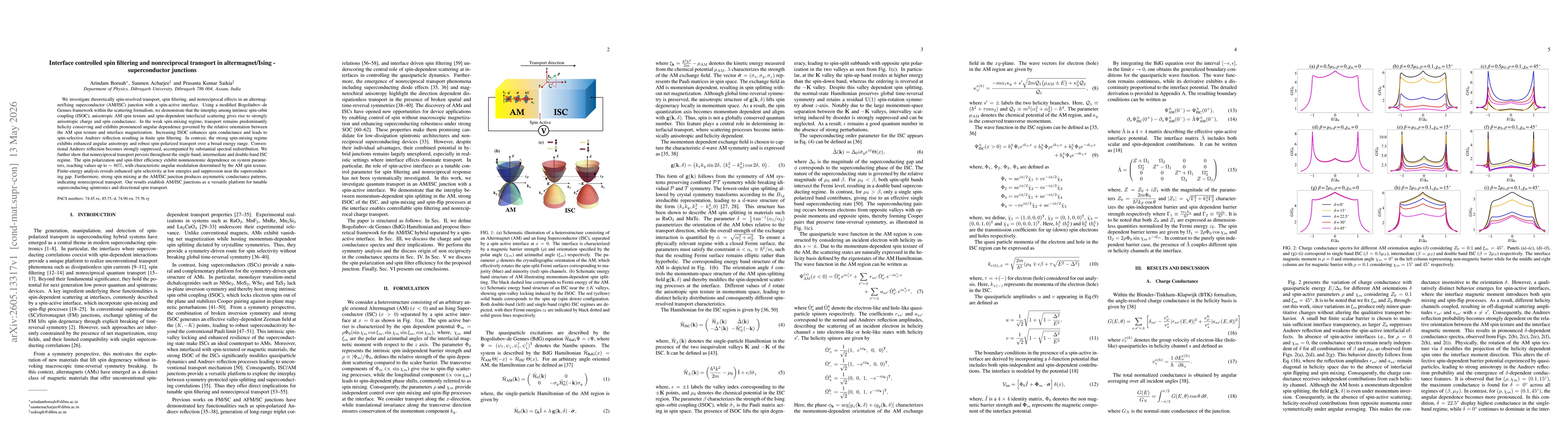 Thumbnail for Interface controlled spin filtering and nonreciprocal transport in Altermagnet/Ising superconductor junctions