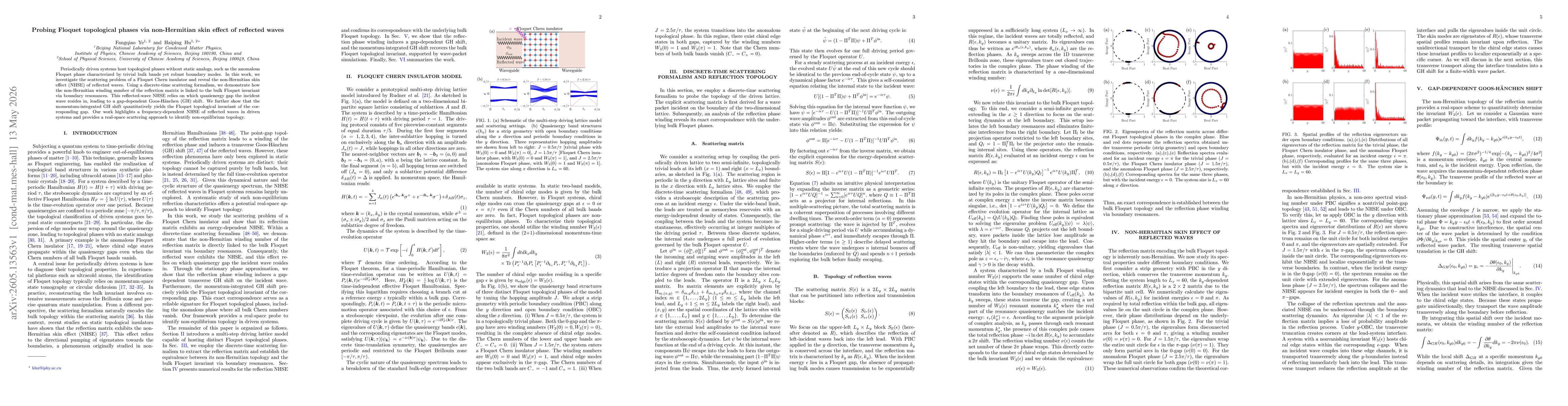 Thumbnail for Probing Floquet topological phases via non-Hermitian skin effect of reflected waves