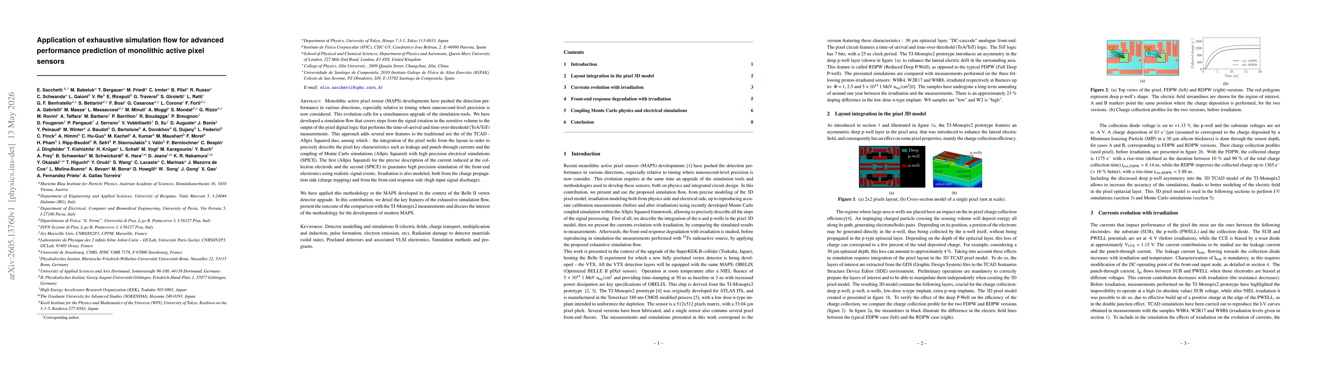 Thumbnail for Application of exhaustive simulation flow for advanced performance prediction of monolithic active pixel sensors
