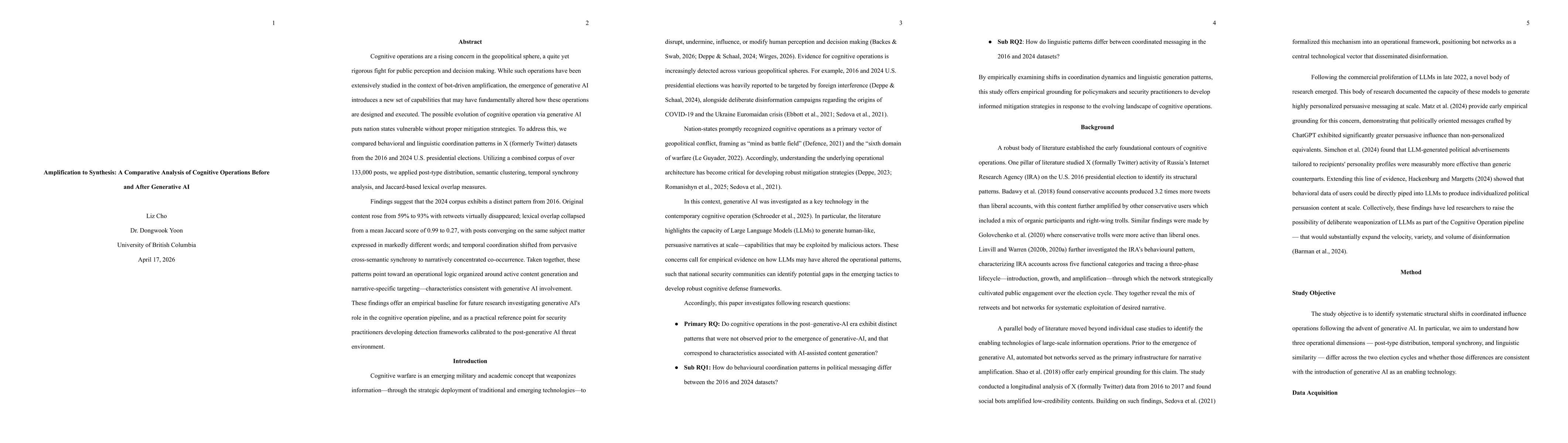 Thumbnail for Amplification to Synthesis: A Comparative Analysis of Cognitive Operations Before and After Generative AI