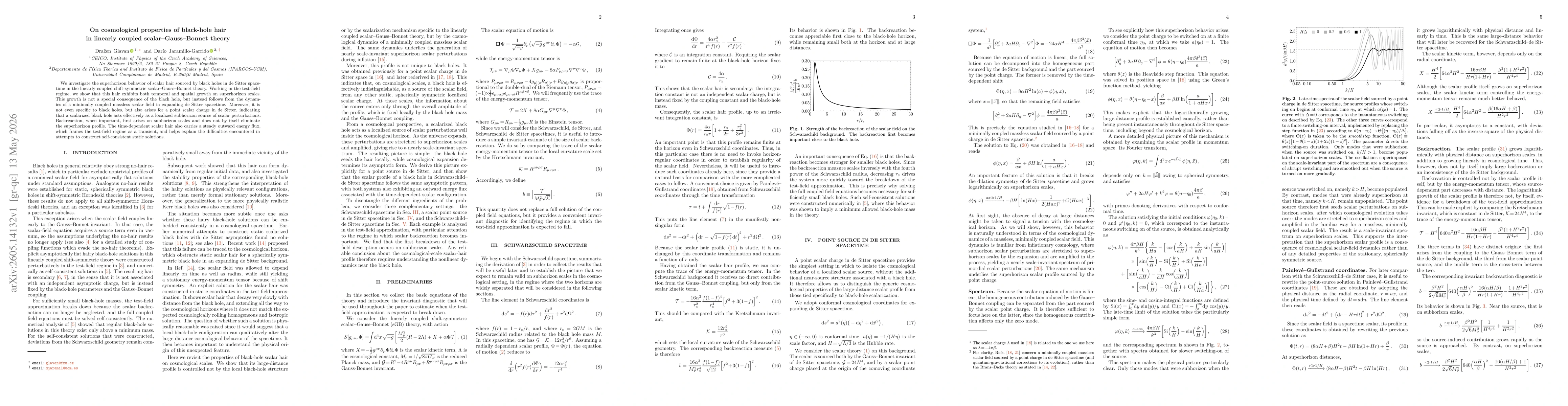 Thumbnail for On cosmological properties of black-hole hair in linearly coupled scalar-Gauss-Bonnet theory