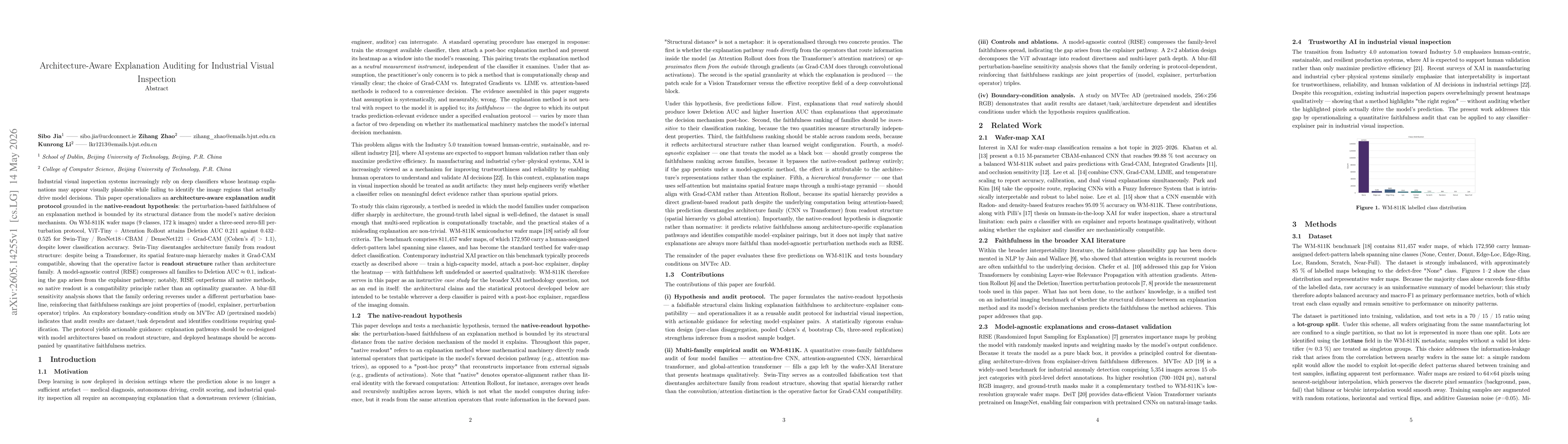 Thumbnail for Architecture-Aware Explanation Auditing for Industrial Visual Inspection