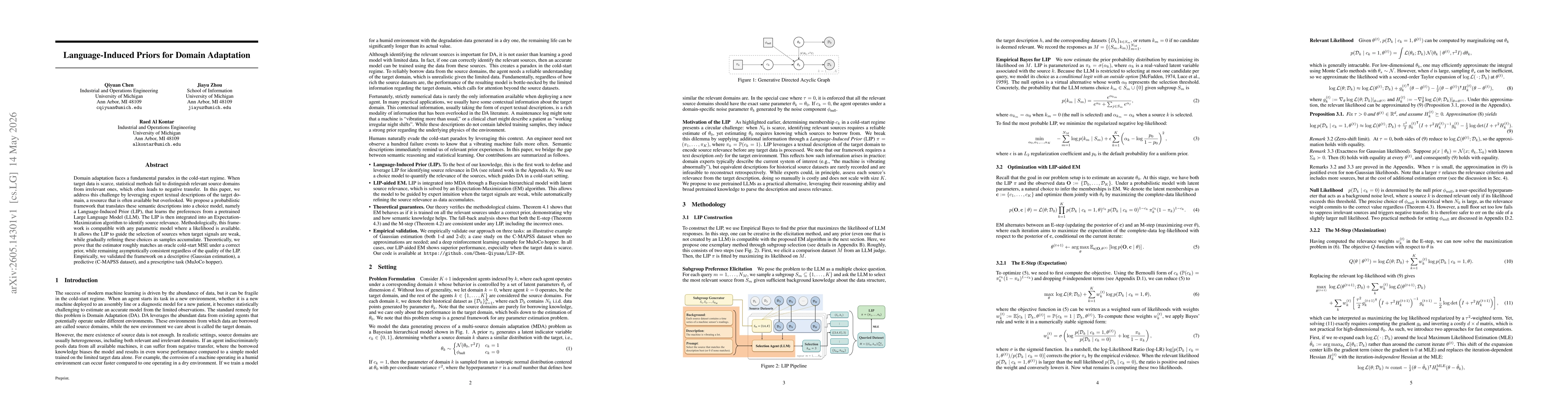 Thumbnail for Language-Induced Priors for Domain Adaptation