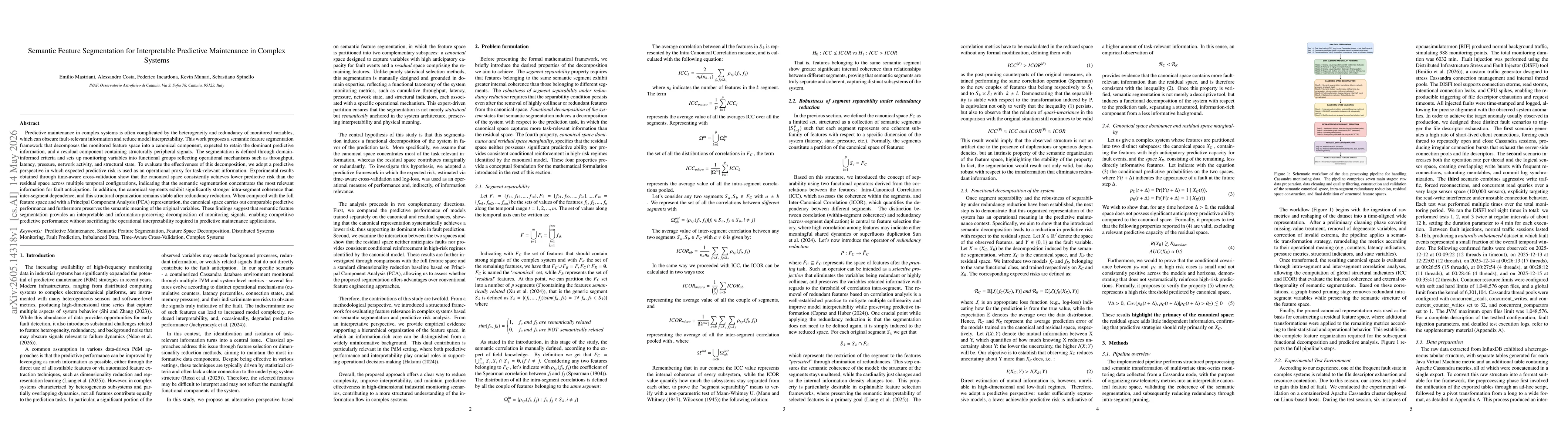 Thumbnail for Semantic Feature Segmentation for Interpretable Predictive Maintenance in Complex Systems