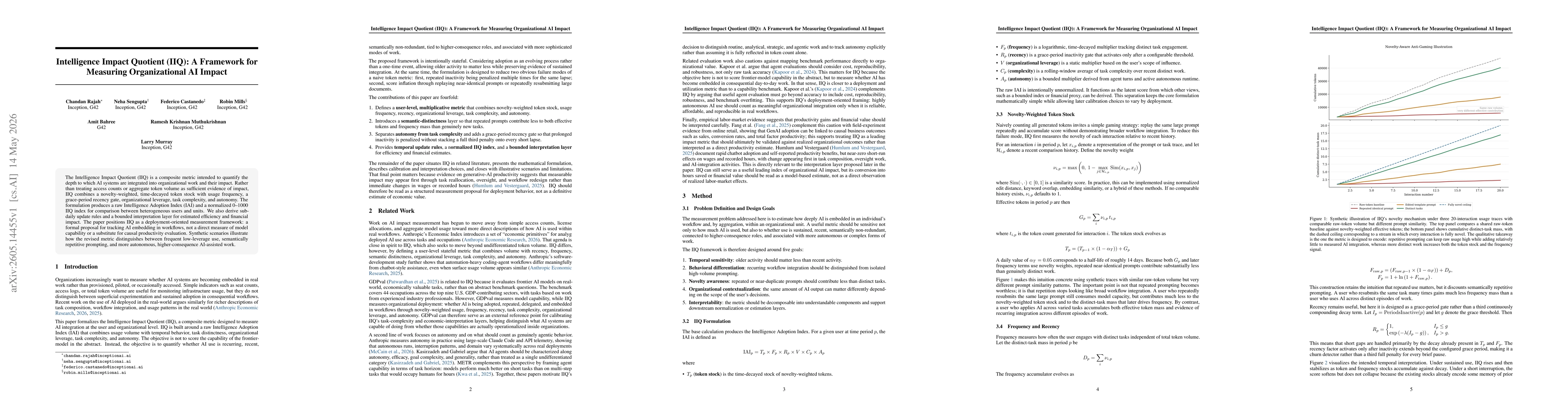 Thumbnail for Intelligence Impact Quotient (IIQ): A Framework for Measuring Organizational AI Impact