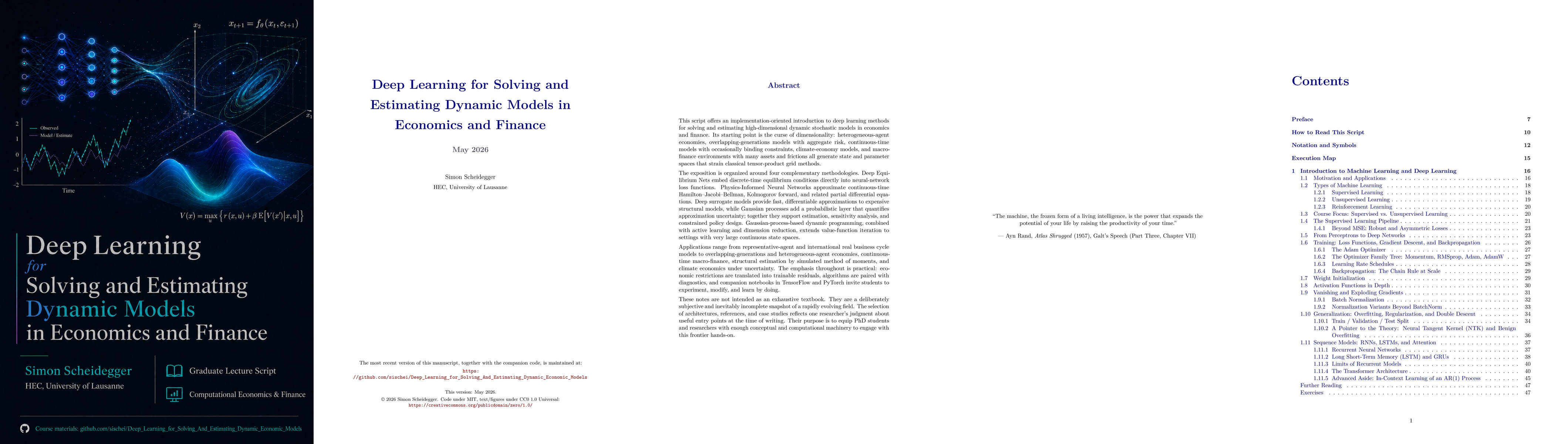 Thumbnail for Deep Learning for Solving and Estimating Dynamic Models in Economics and Finance