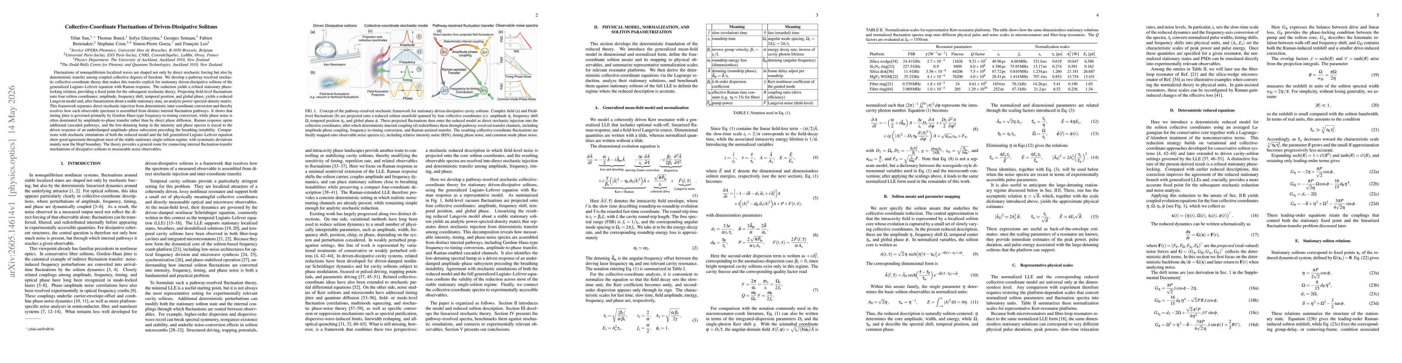 Thumbnail for Collective-Coordinate Fluctuations of Driven-Dissipative Solitons