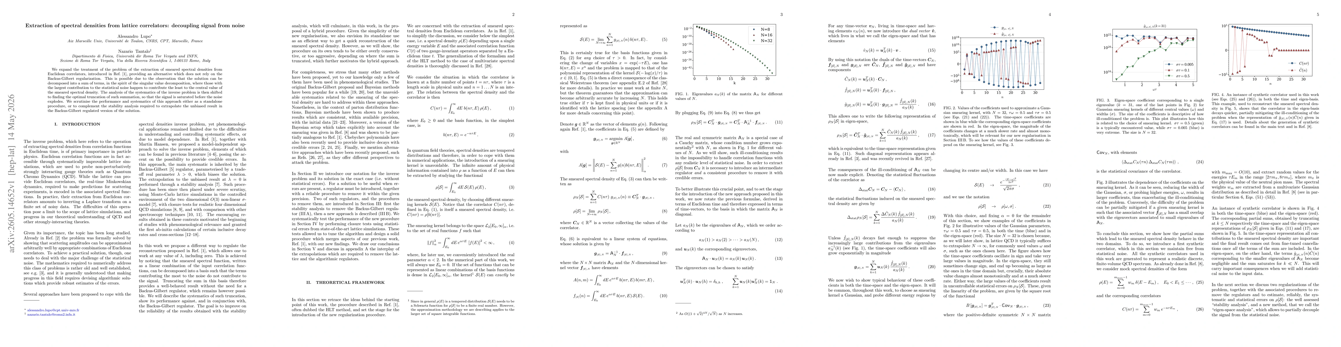 Thumbnail for Extraction of spectral densities from lattice correlators: decoupling signal from noise