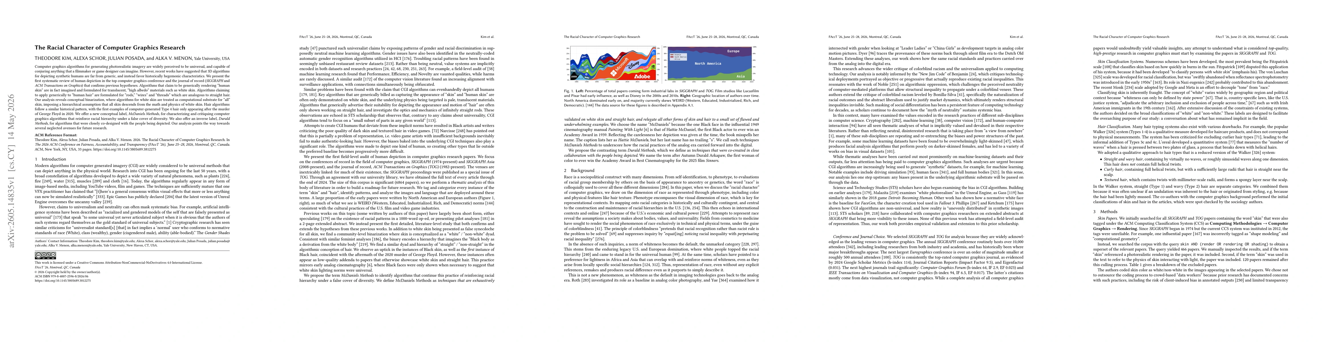 Thumbnail for The Racial Character of Computer Graphics Research