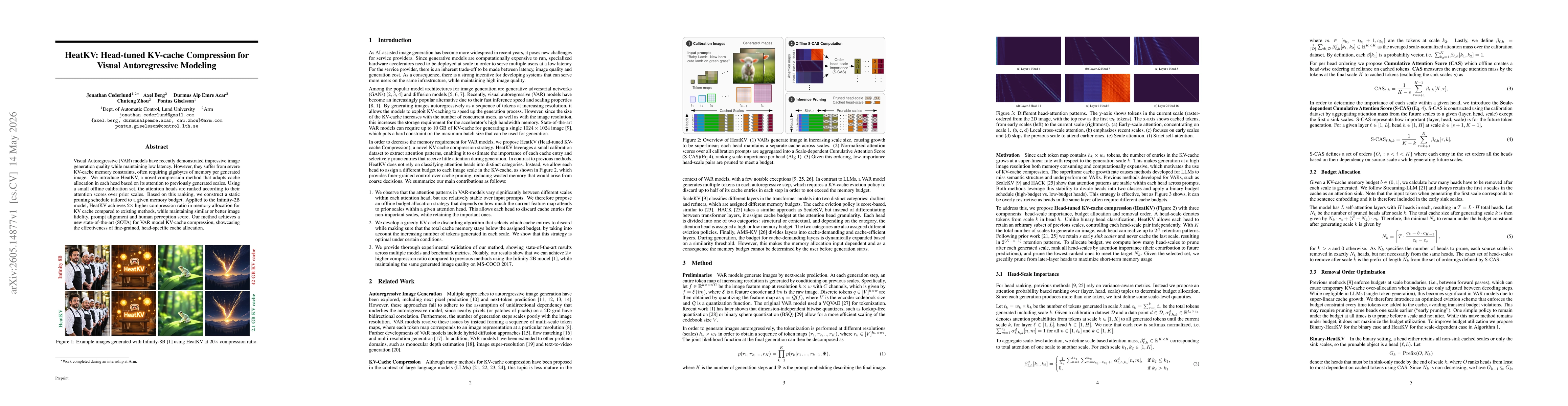 Thumbnail for HeatKV: Head-tuned KV-cache Compression for Visual Autoregressive Modeling