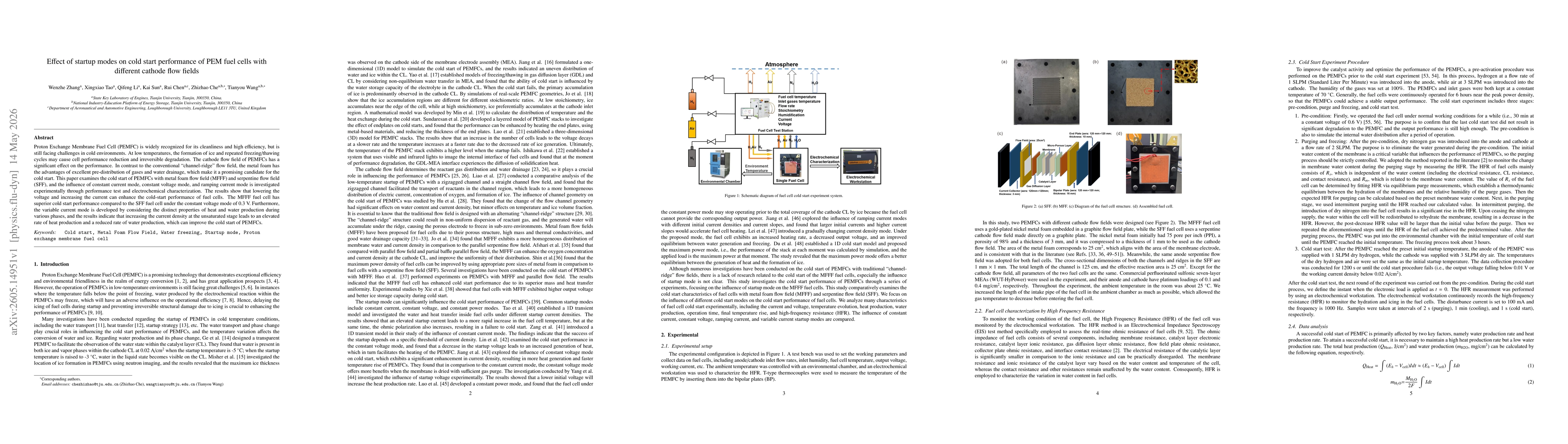 Thumbnail for Effect of startup modes on cold start performance of PEM fuel cells with different cathode flow fields