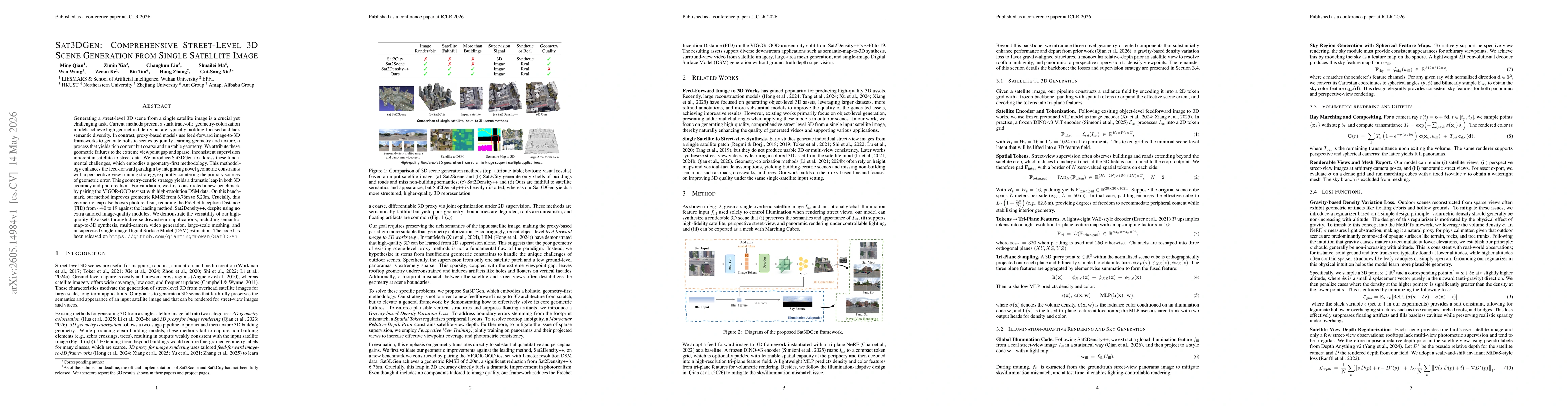 Thumbnail for Sat3DGen: Comprehensive Street-Level 3D Scene Generation from Single Satellite Image