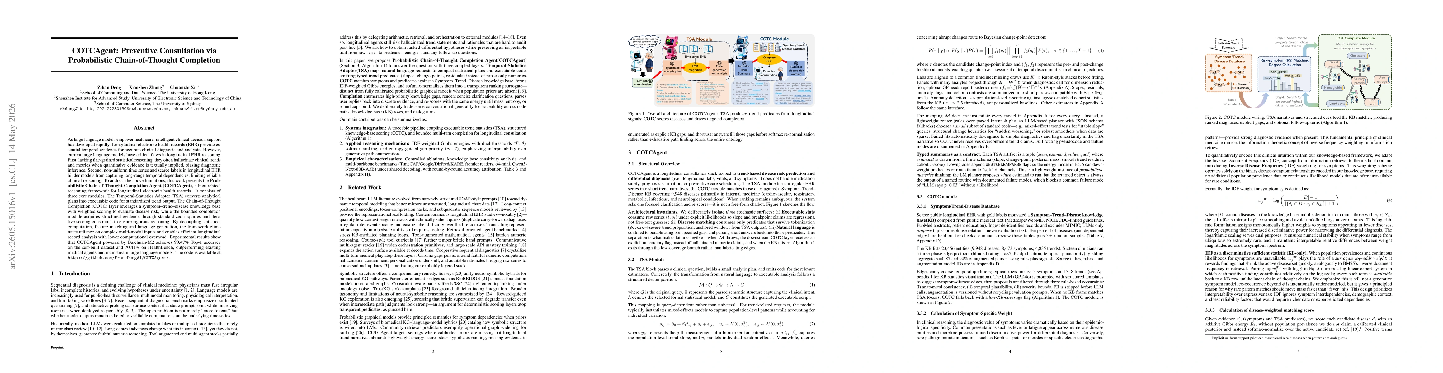 Thumbnail for COTCAgent: Preventive Consultation via Probabilistic Chain-of-Thought Completion