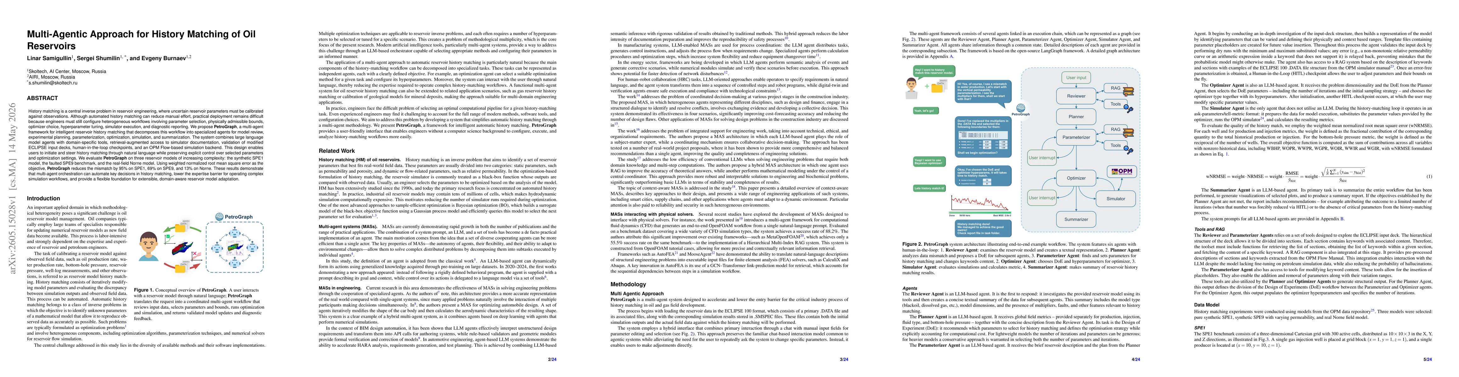 Thumbnail for Multi-Agentic Approach for History Matching of Oil Reservoirs