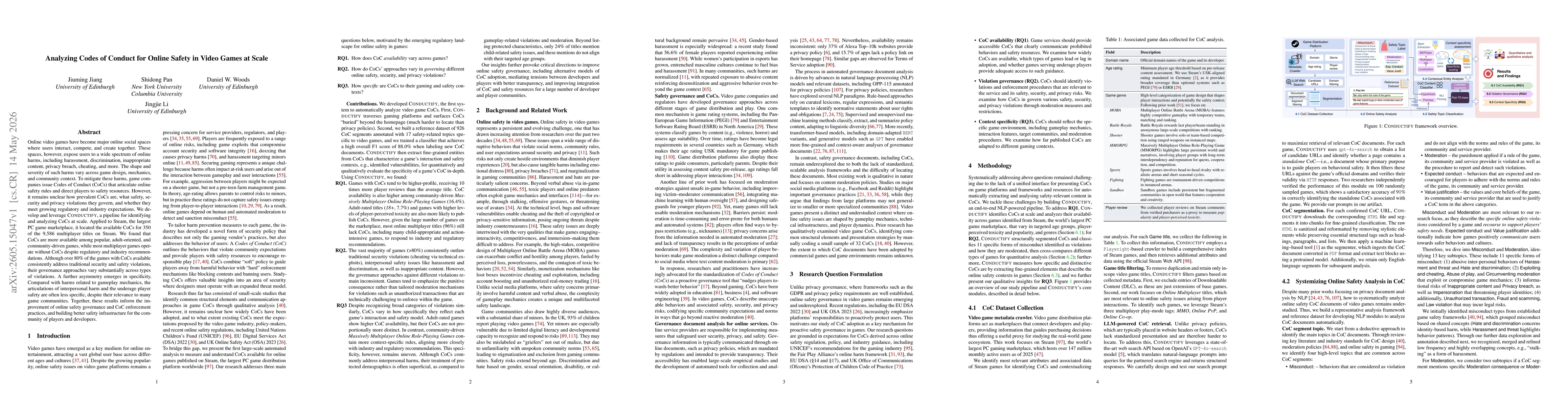 Thumbnail for Analyzing Codes of Conduct for Online Safety in Video Games at Scale